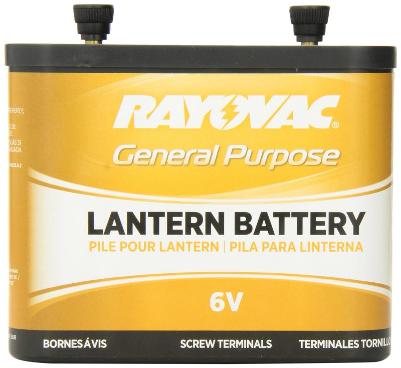 Buy Rayovac General Purpose 6V Screw Terminal Zinc Lantern Battery